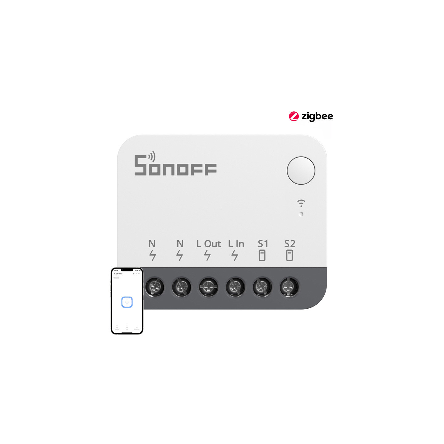 Smart ZigBee mini switch SONOFF ZBMINIR2