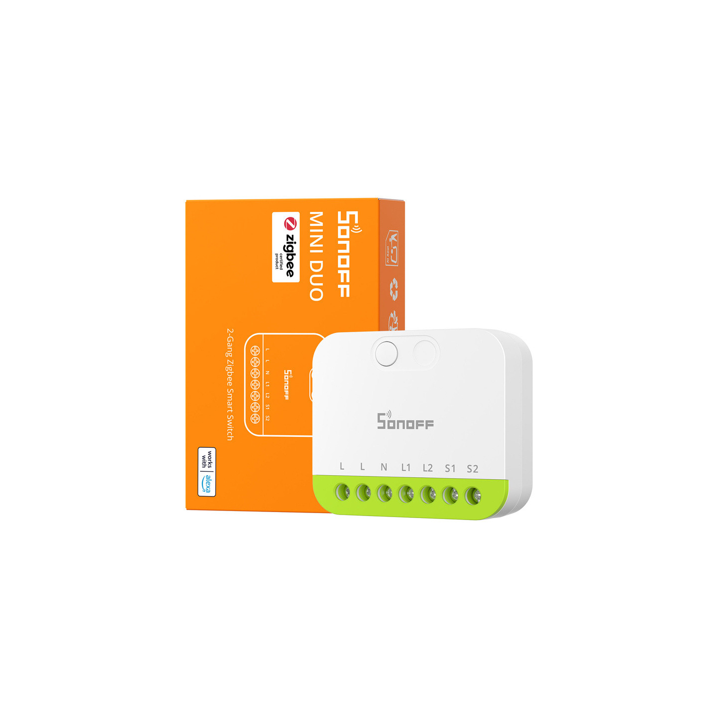 Sonoff MINI-ZB2GS ZigBee two-channel mini switch