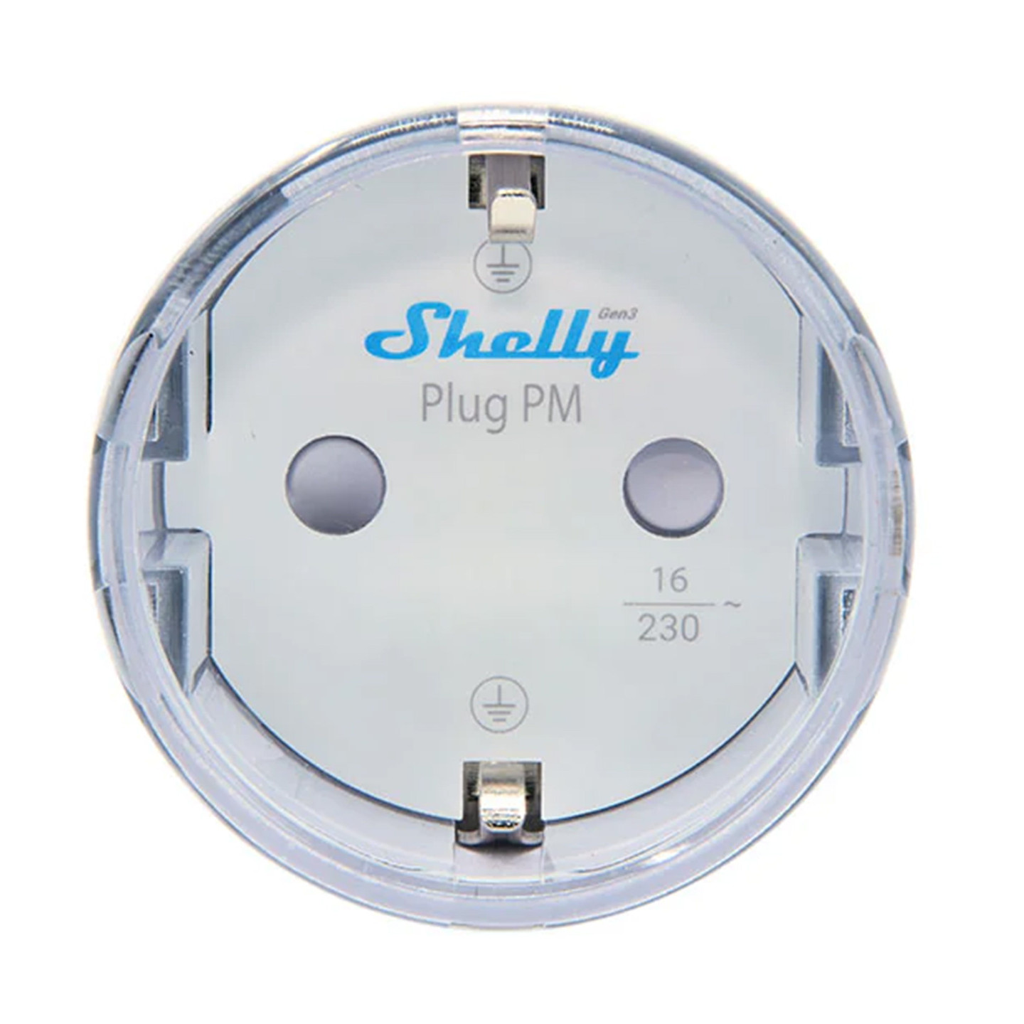Shelly Plug PM Gen3 Matter 13A smart socket, white