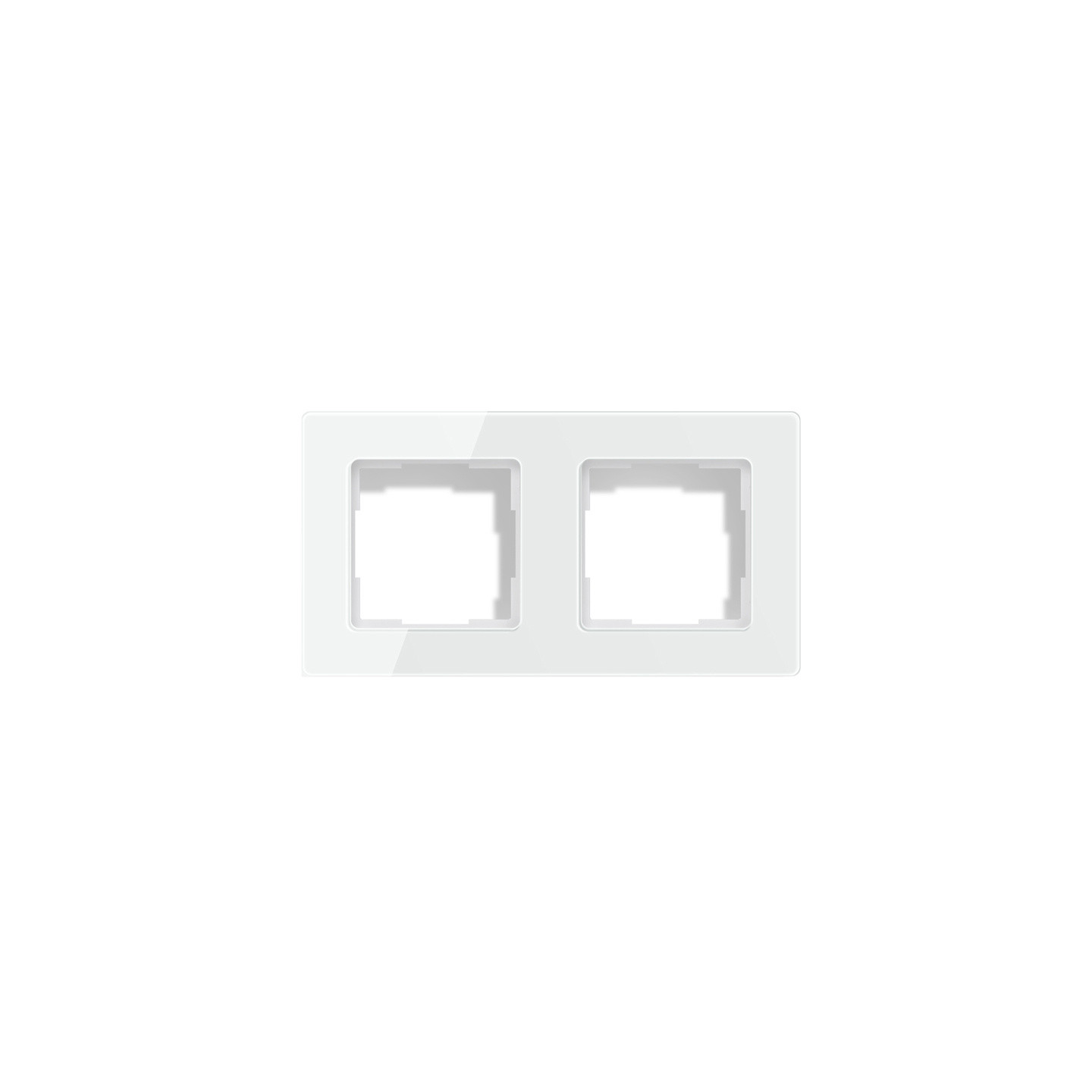 Avatto 2 Socket TS20 light switch frame (white)