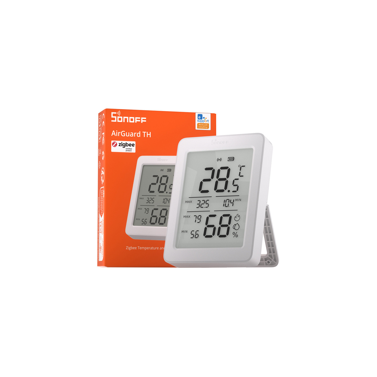 Sonoff AirGuard TH SNZB-02DR2 ZigBee LCD Temperature and Humidity Sensor