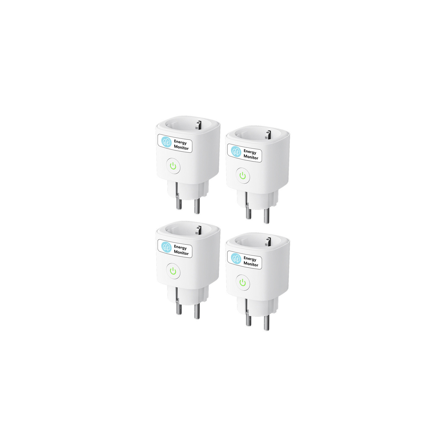 MEROSS MSS315CFH-EU Smart Plug with Energy Monitoring (Matter) (Set of 4)