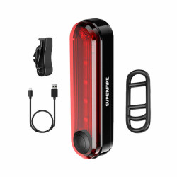 View product Superfire BTL01 rear bike light, USB, 230mAh