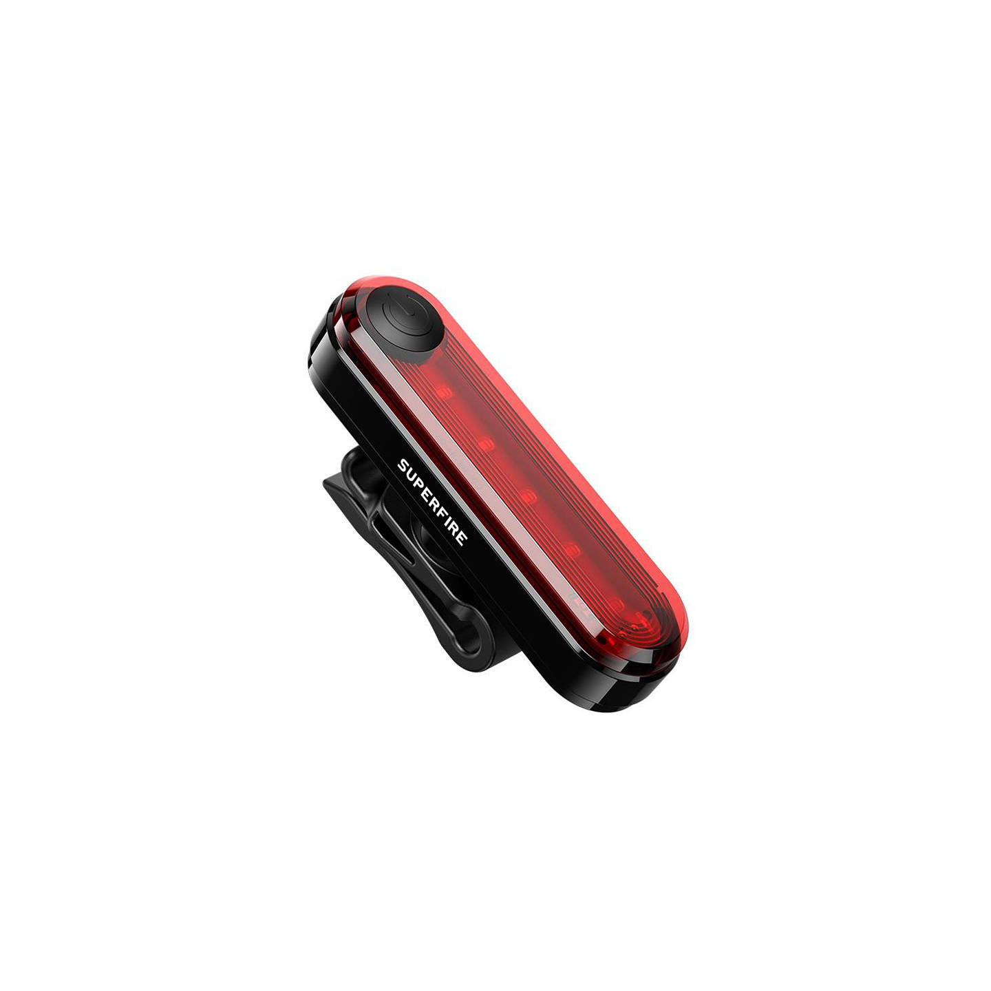 Superfire BTL01 rear bike light, USB, 230mAh