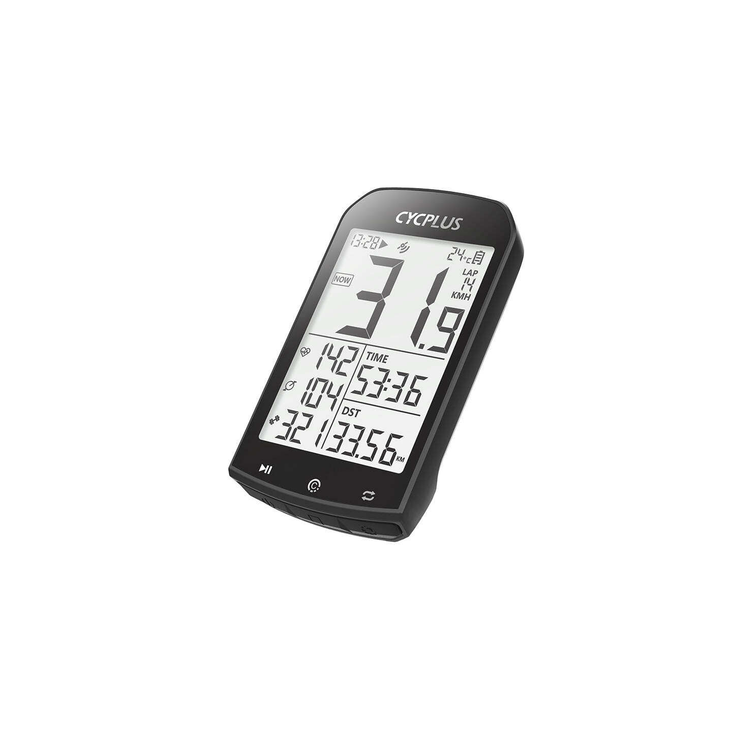 GPS bike computer Cycplus M1 - compatibile with Strava, Trainingpeaks etc.
