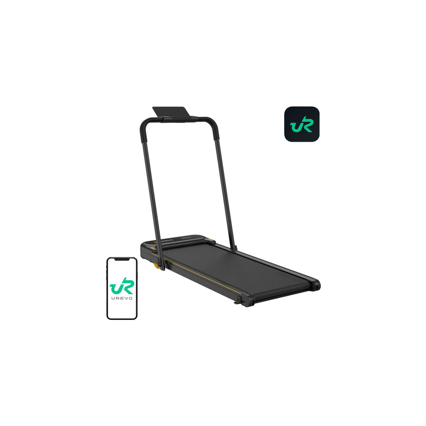 UREVO Strol 2E Smart 2-in-1 electric treadmill (black)