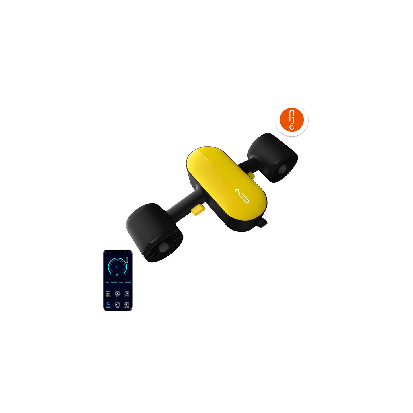Geneinno S2 submersible (black and yellow)