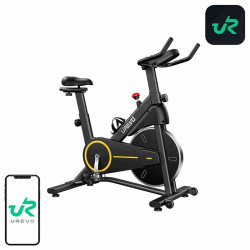 View product UREVO T1 exercise bike (black and yellow)