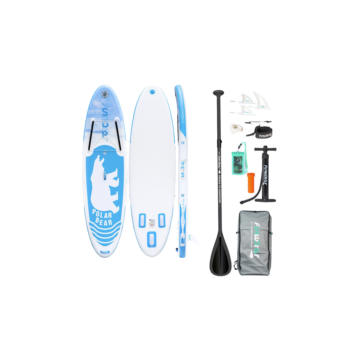 FunWater SUP paddleboard SUPFW07A 3,2m (blue)