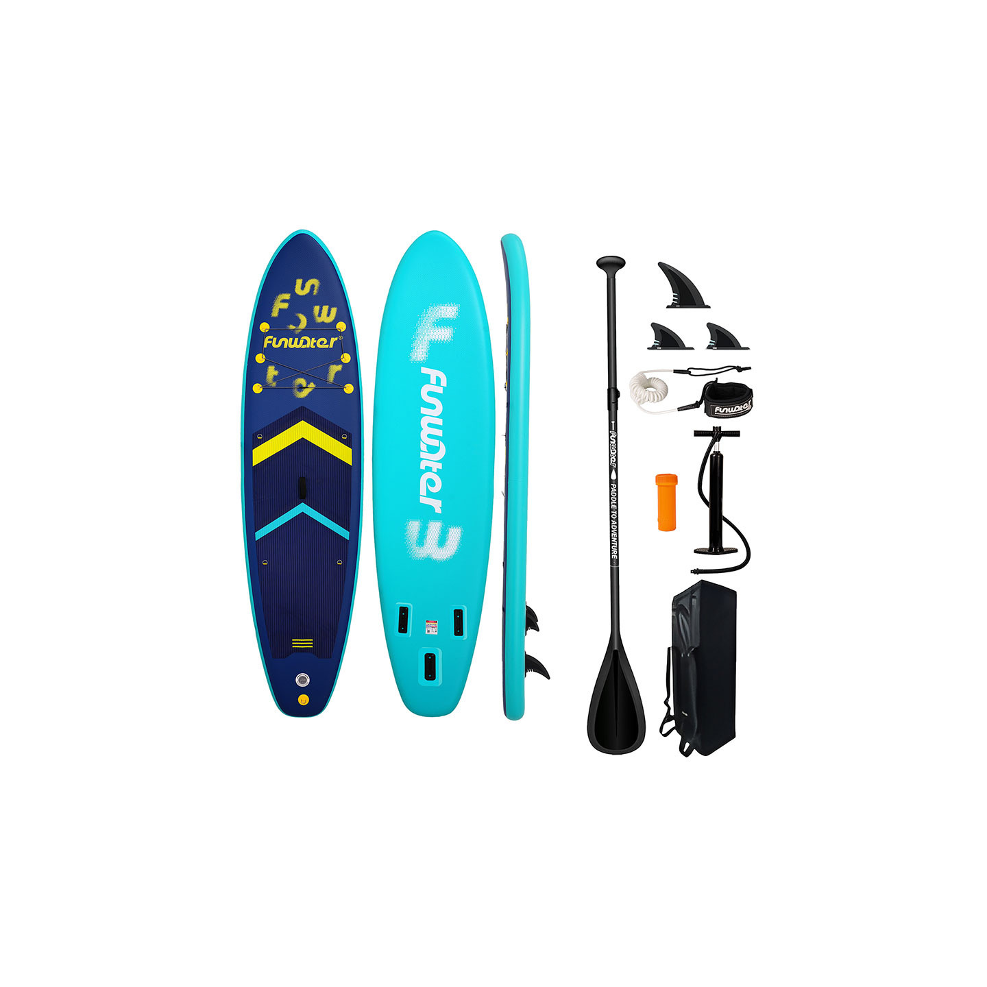 FunWater SUP board for swimming SUPFW71A 3,5m (navy blue)
