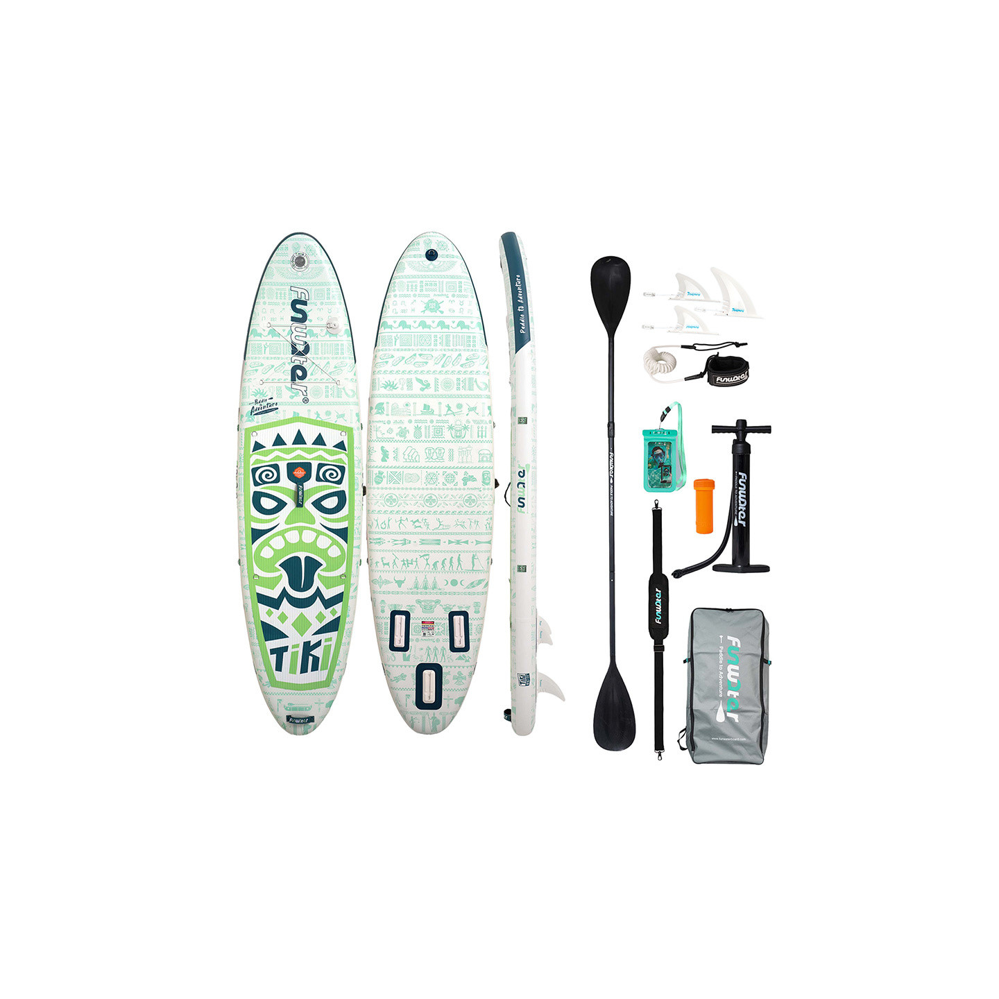 FunWater SUP paddleboard SUPFW05D Tiki 3,2m (green)