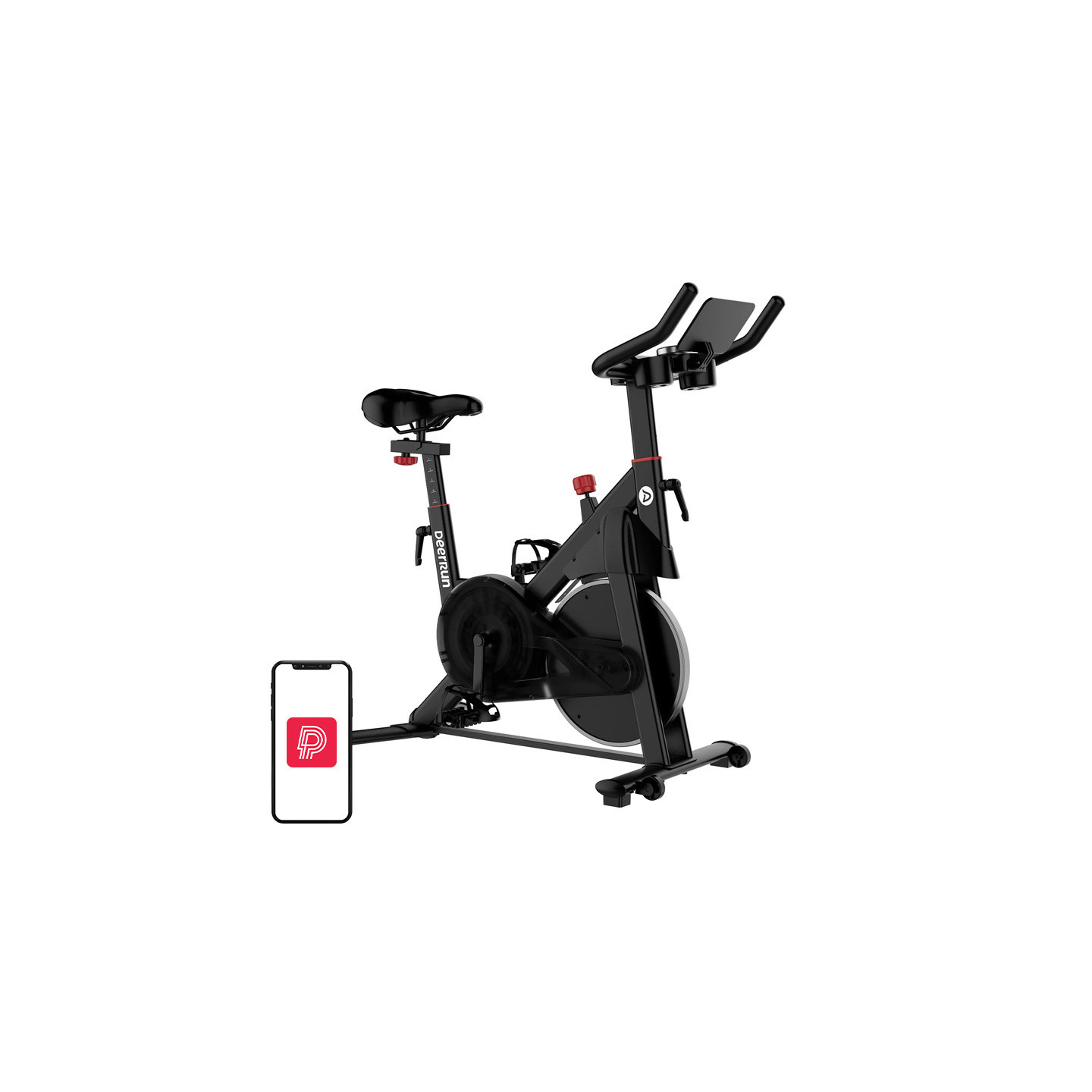 DeerRun S500 Pro exercise bike (black)