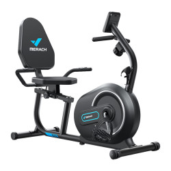 View product MERACH MR-S08B1-EU recumbent exercise bike (black)