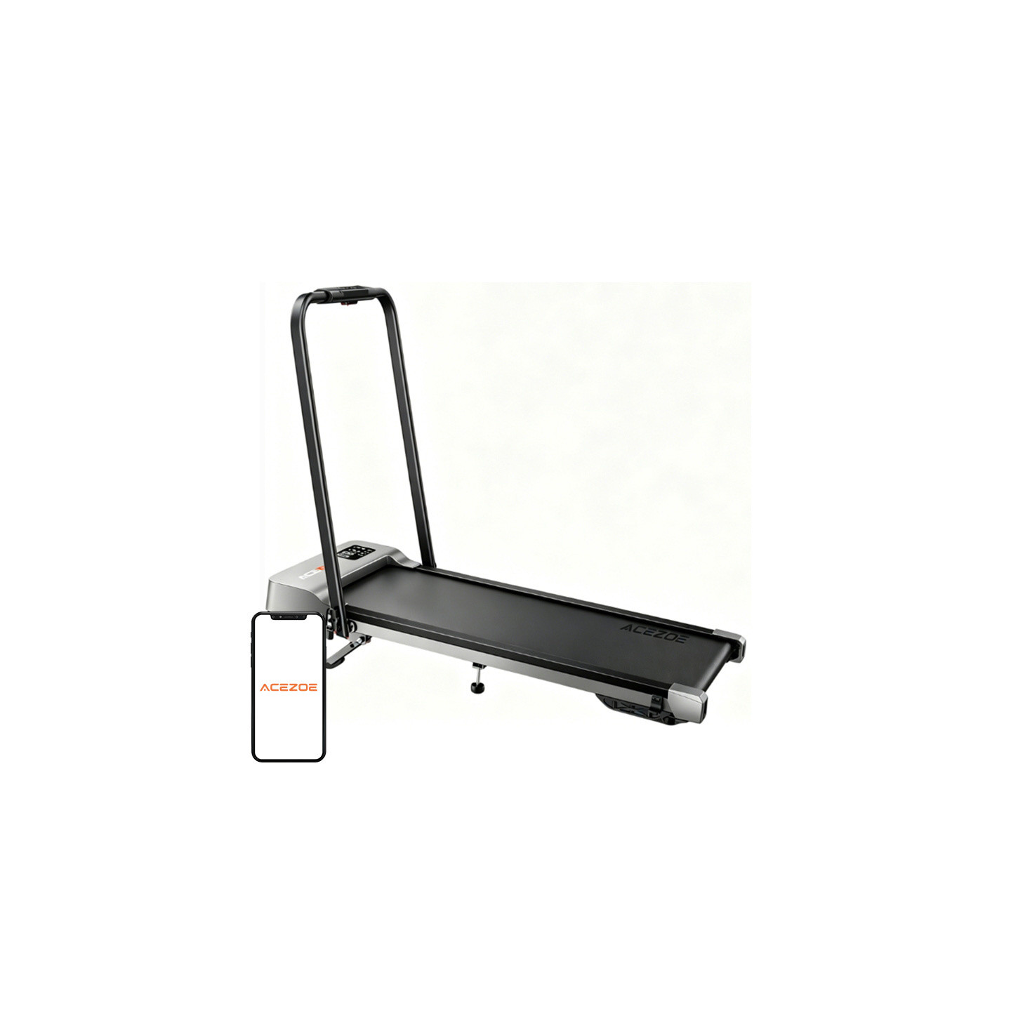 ACEZOE P12 Foldable Electric Treadmill (Black and Gray)
