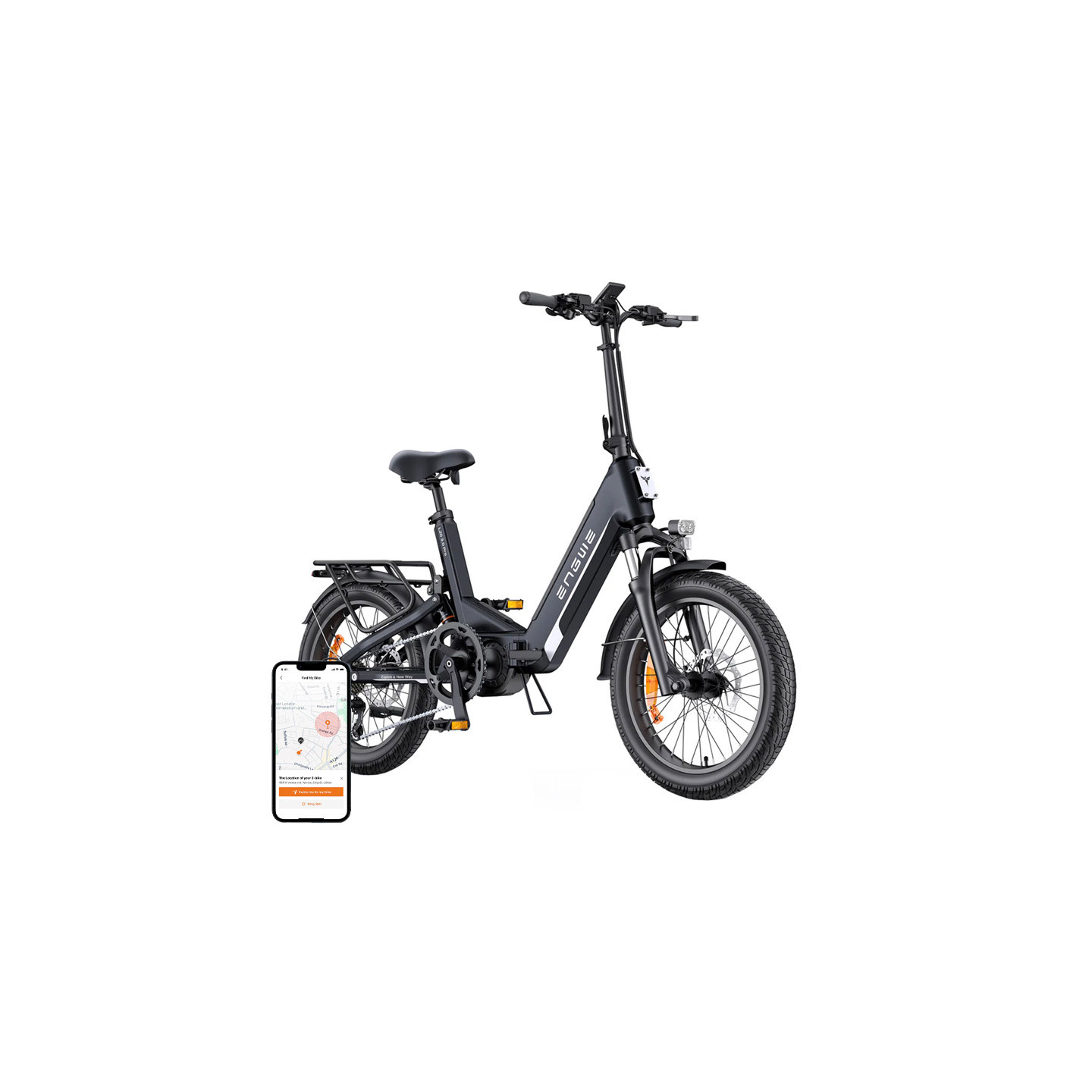 ENGWE L20 PRO 3.0 250W 20" Electric Bike (Black)