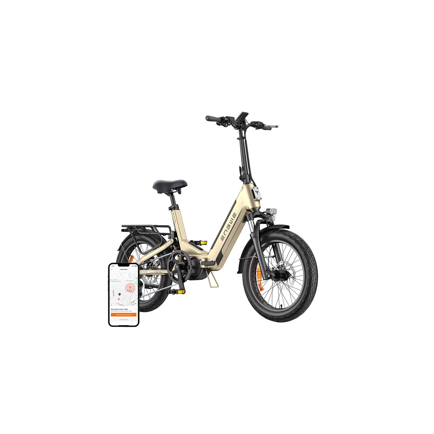 ENGWE L20 3.0 PRO 250W 20" Electric Bike (Gold)