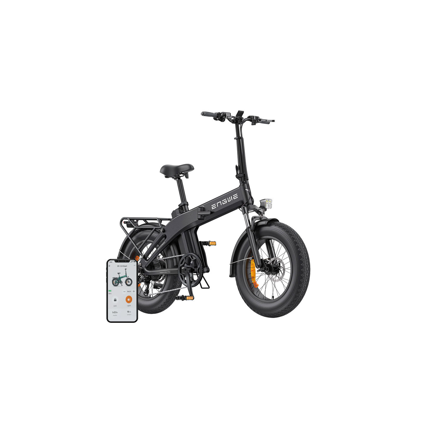 ENGWE EP-2 3.0 BOOST 250W 20" Electric Bike (Black)