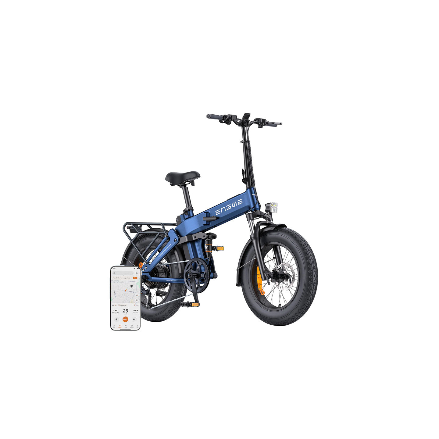 ENGWE PRO 3.0 BOOST 250W 20" Electric Bike (Blue)