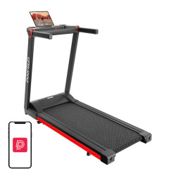View product DeerRun A1 Pro Foldable Electric Treadmill (Black and Red)
