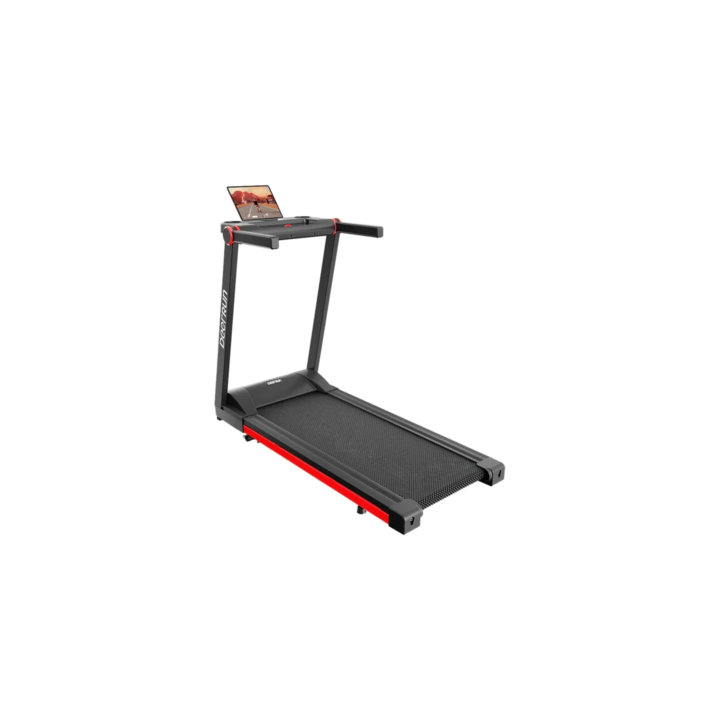 DeerRun A1 Pro Foldable Electric Treadmill (Black and Red)