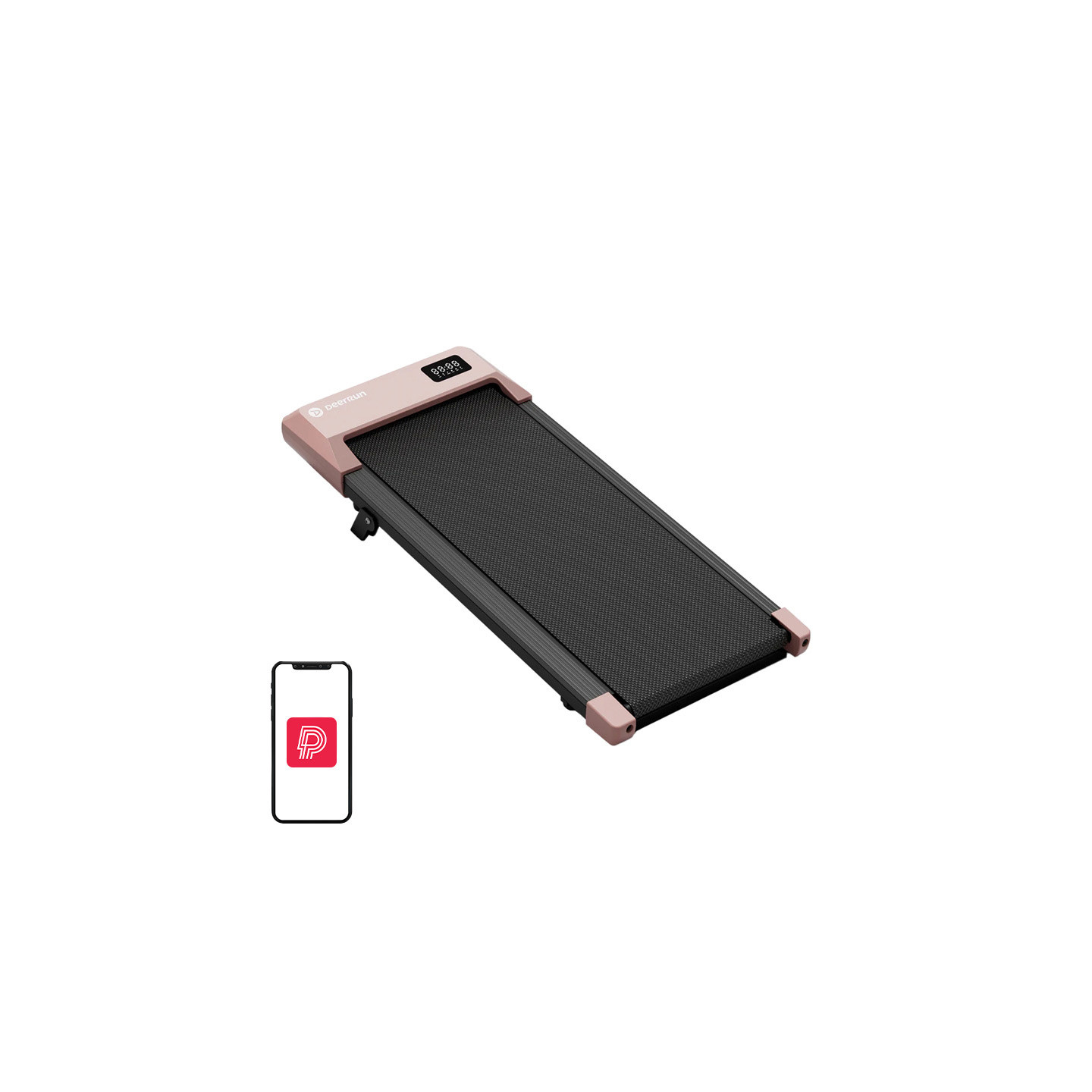 DeerRun Q2 Urban Electric Treadmill (Pink)