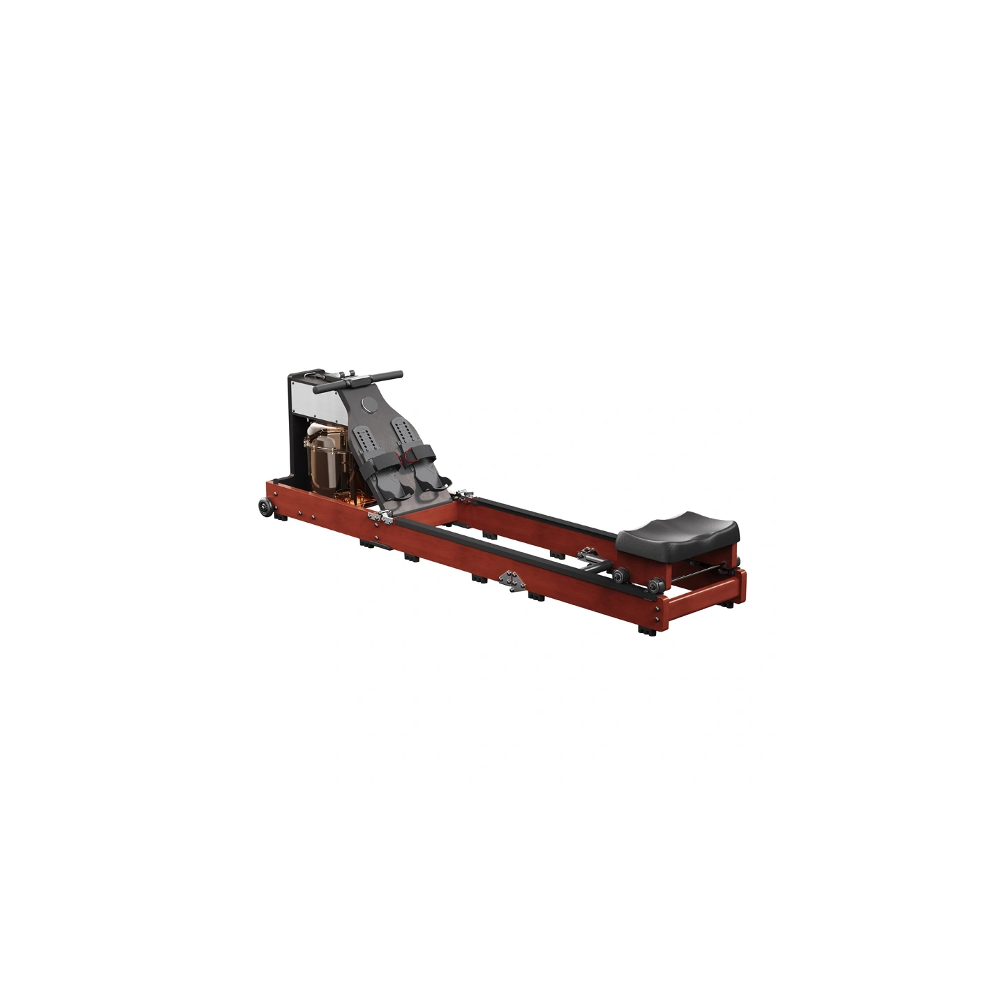 KINGSMITH WM10 PRO Folding Rowing Machine (Red Oak)