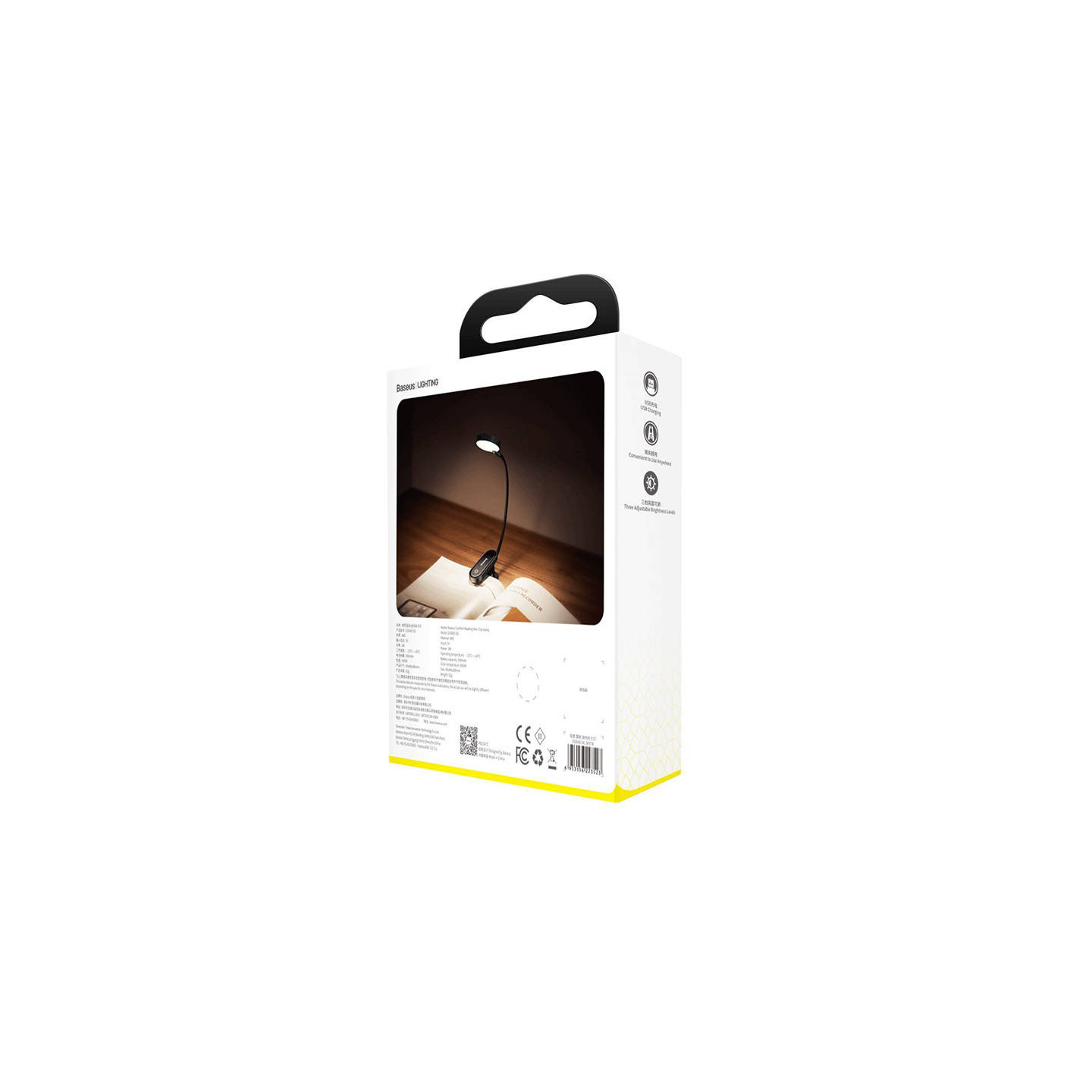Baseus (DGRAD-0G) Comfort Reading Mini Clip Lamp (dark gray)