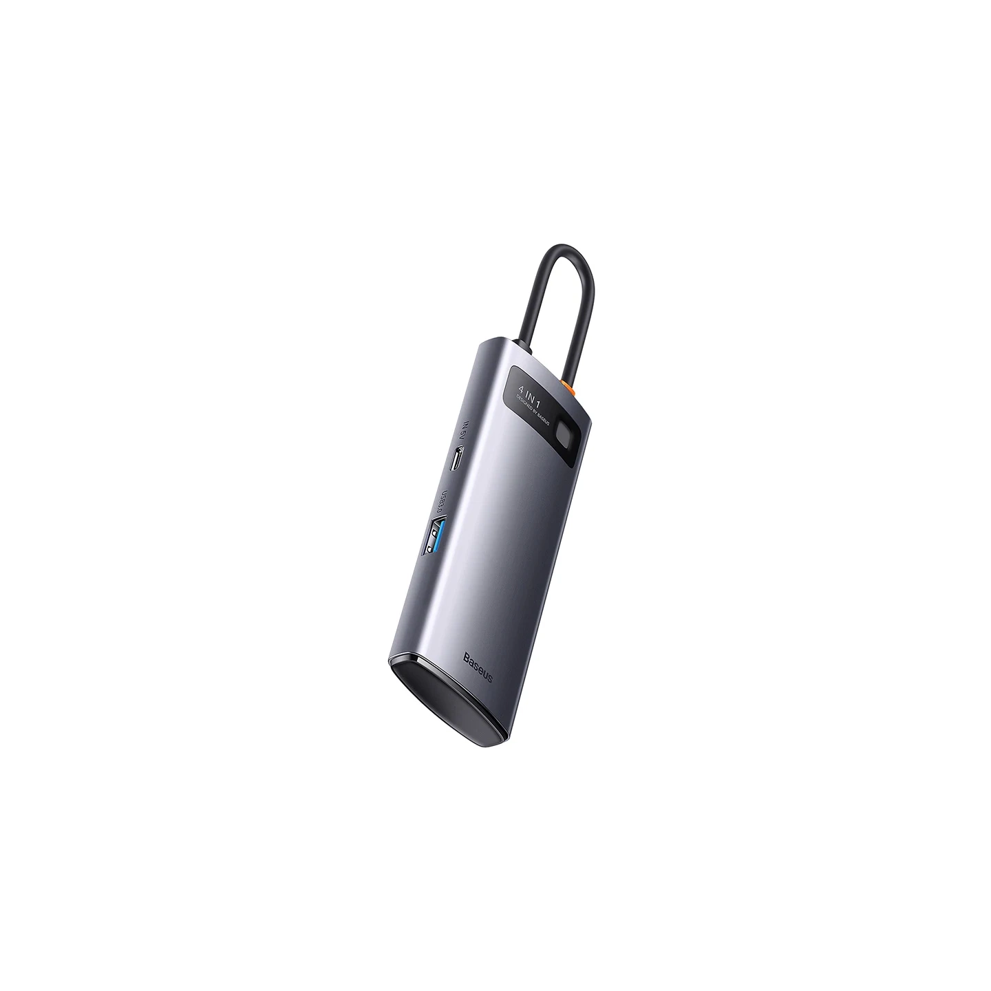 Hub 4in1 Baseus Metal Gleam Series, USB-C to 4x USB 3.0