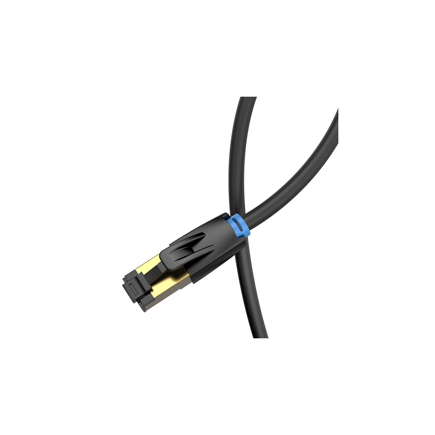 Network Cable CAT8 SFTP Vention IKABF RJ45 Ethernet 40Gbps 1m Black