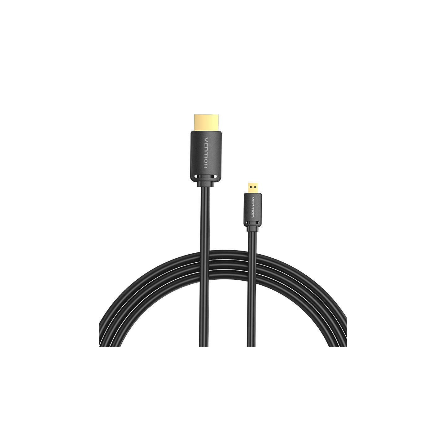 HDMI-D Male to HDMI-A Male Cable Vention AGIBF 1m, 4K 60Hz (Black)