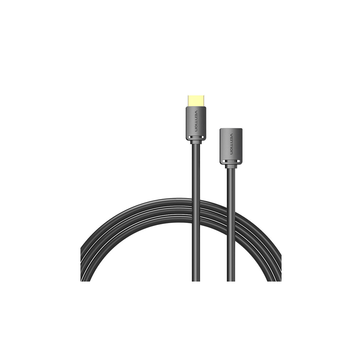 HDMI 2.0 Male to HDMI 2.0 Female Extension Cable Vention AHCBD 0,5m, 4K 60Hz, (Black)