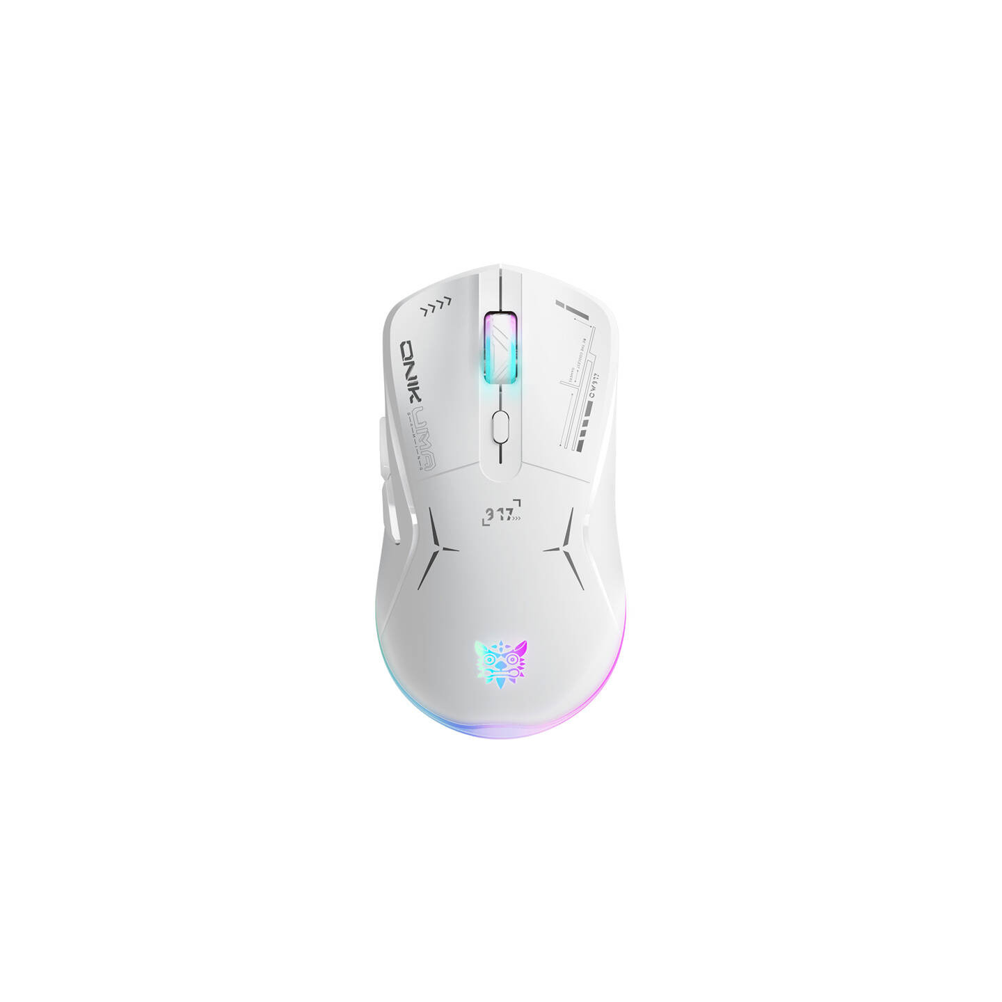Onikuma CW917 gaming mouse (white)