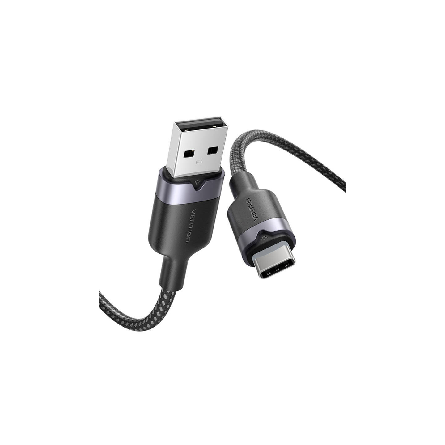USB 2.0 A to USB-C 3A cable Vention CTNBF 1 M (black)