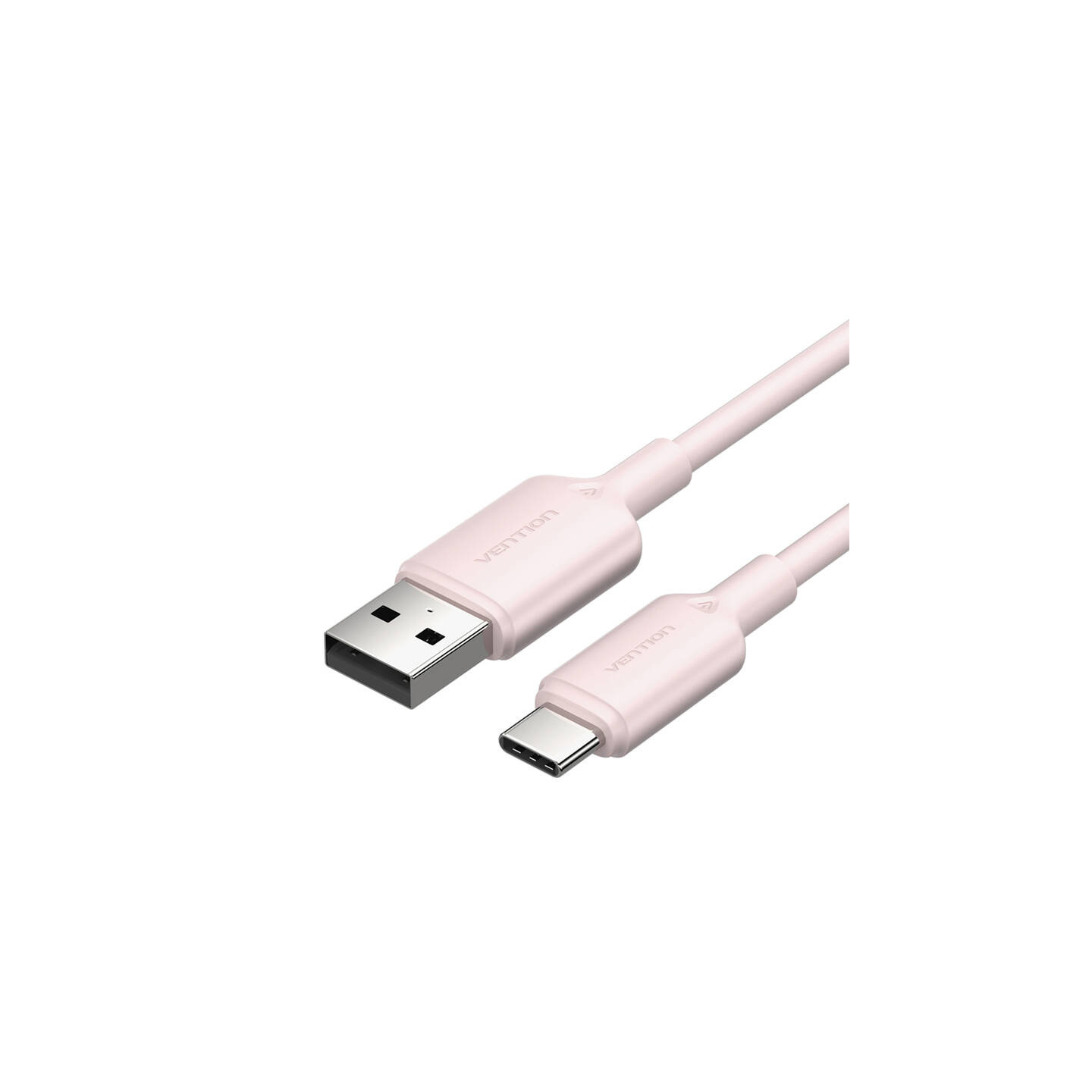 USB 2.0 A to USB-C 3A cable Vention CTQPF 1M (pink)