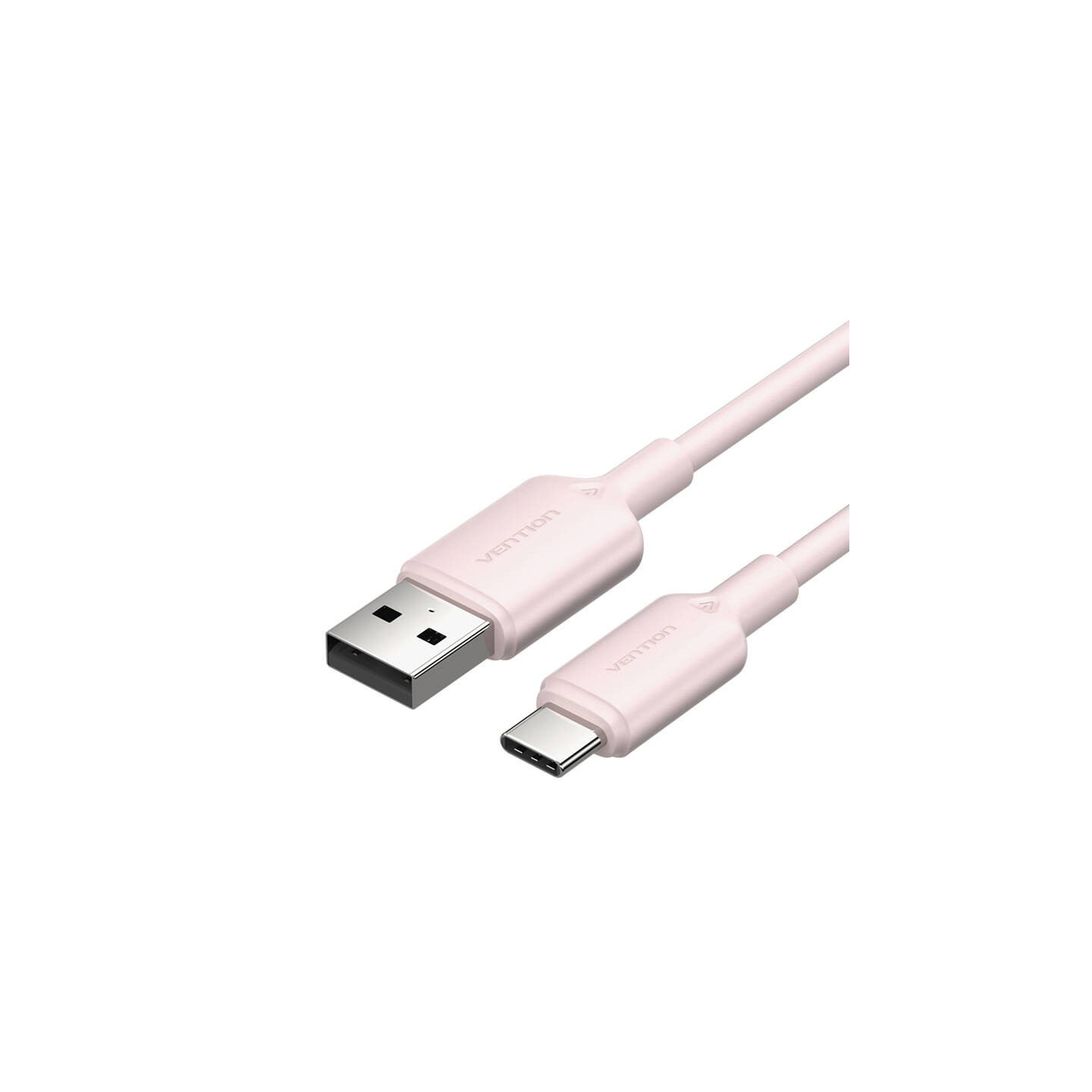 USB 2.0 A to USB-C 3A cable Vention CTQPH 2M (pink)