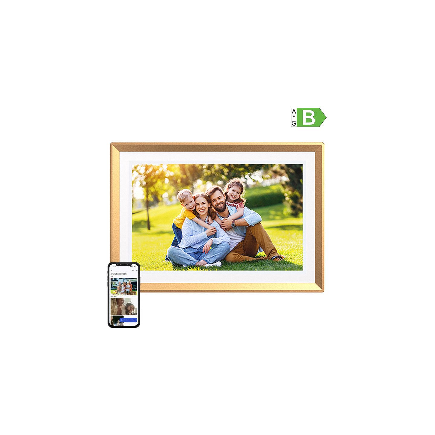 Arzopa D10 (gold) 10.1" digital photo frame