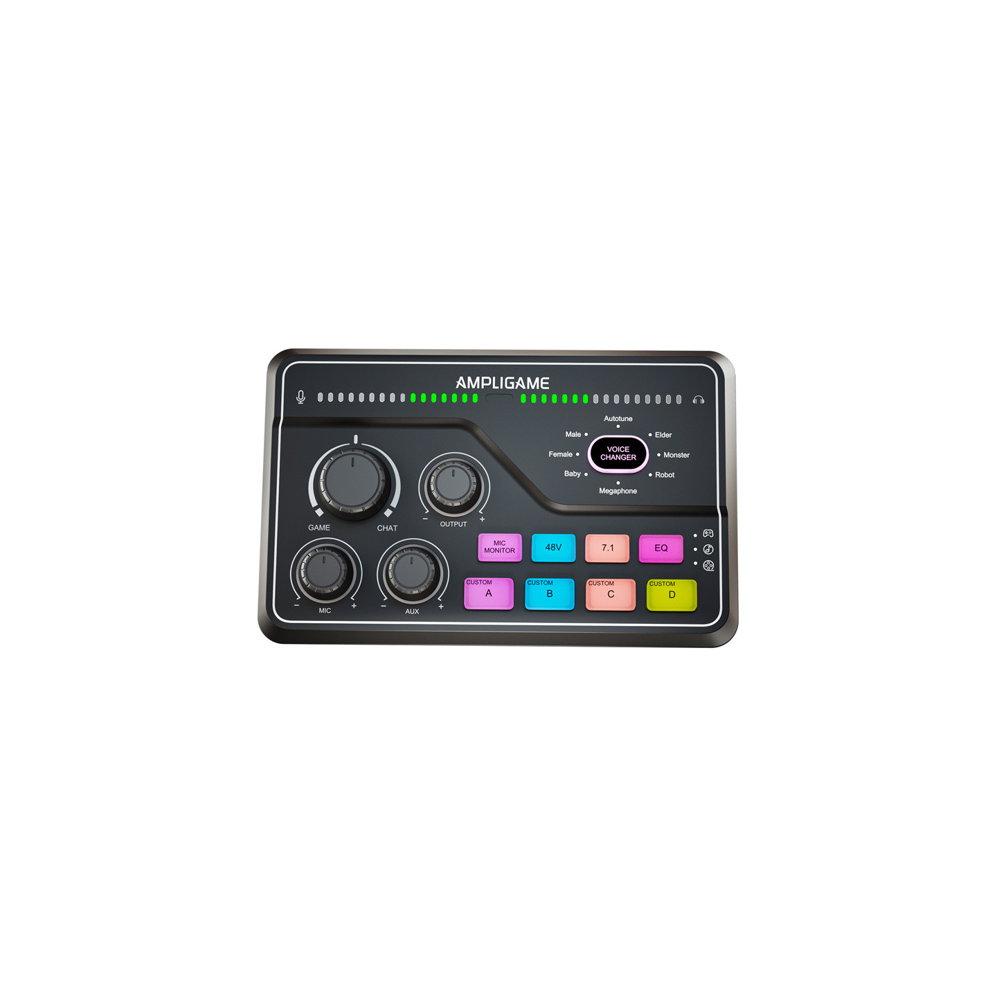 Fifine SC8 RGB gaming mixer (black)