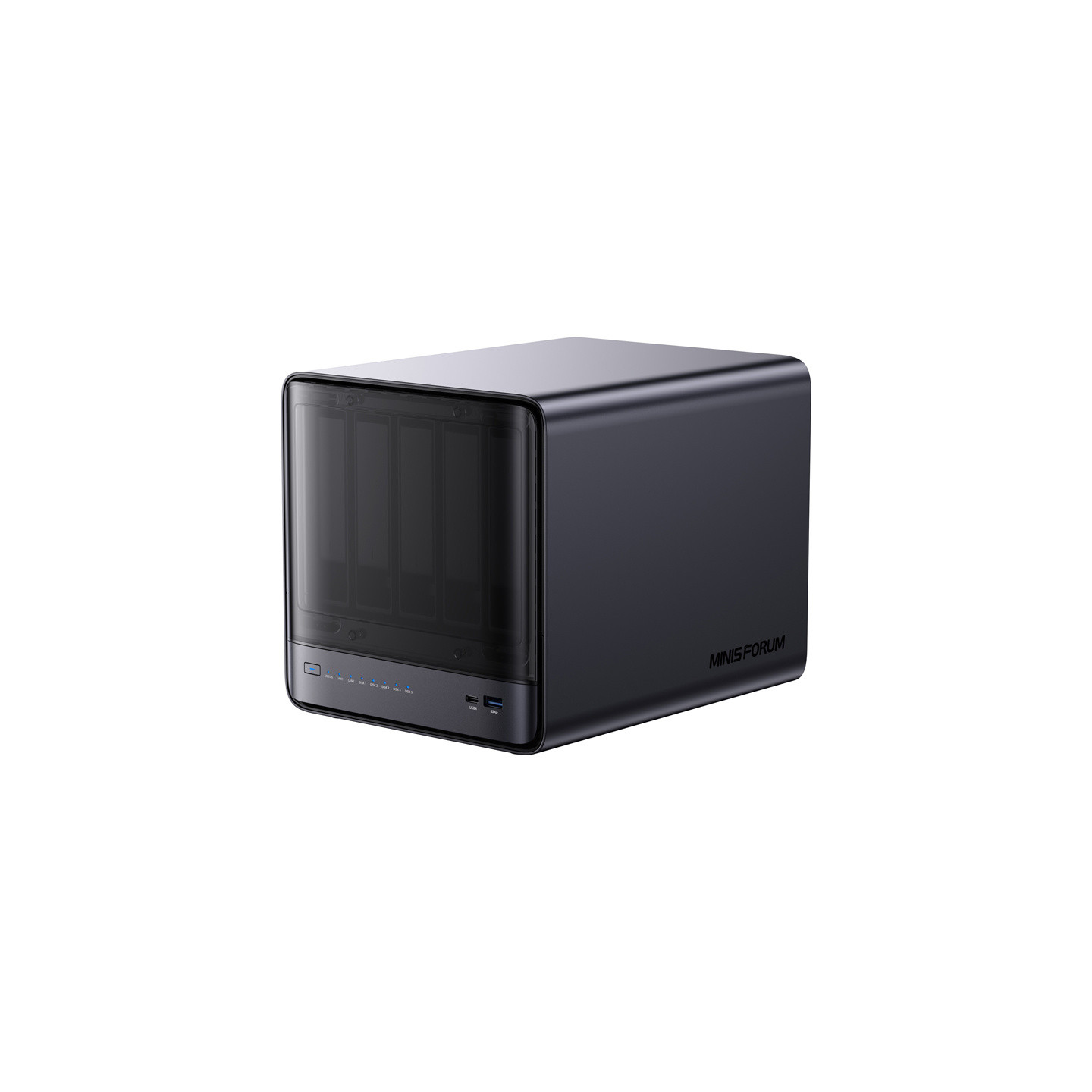 MINI-PC Minis Forum NAS N5 AMD Ryzen 7 H255, 16GB+128GB OS storage