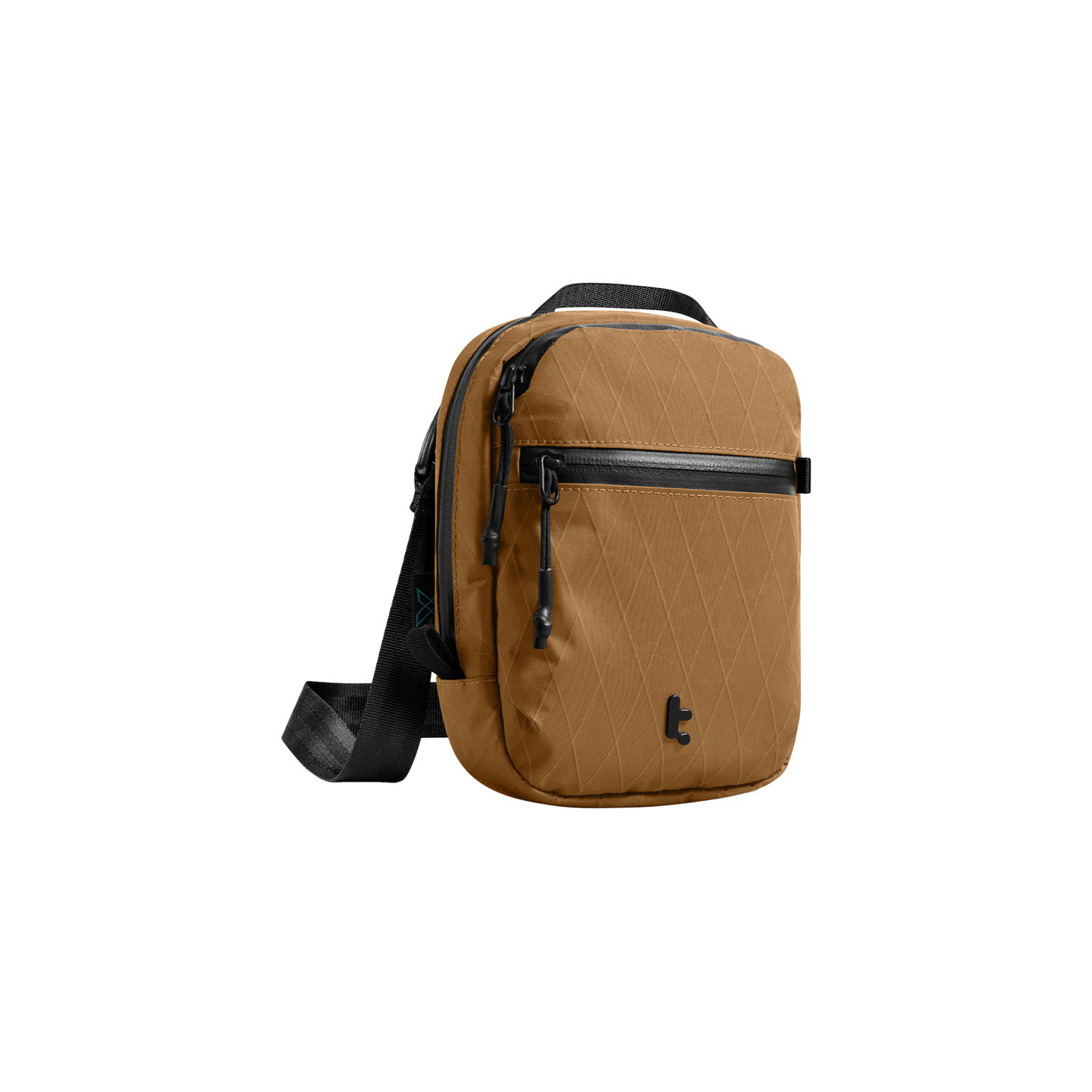 TOMTOC Aviator-T37 travel bag with shoulder strap X-Pac 1.3L (brown)
