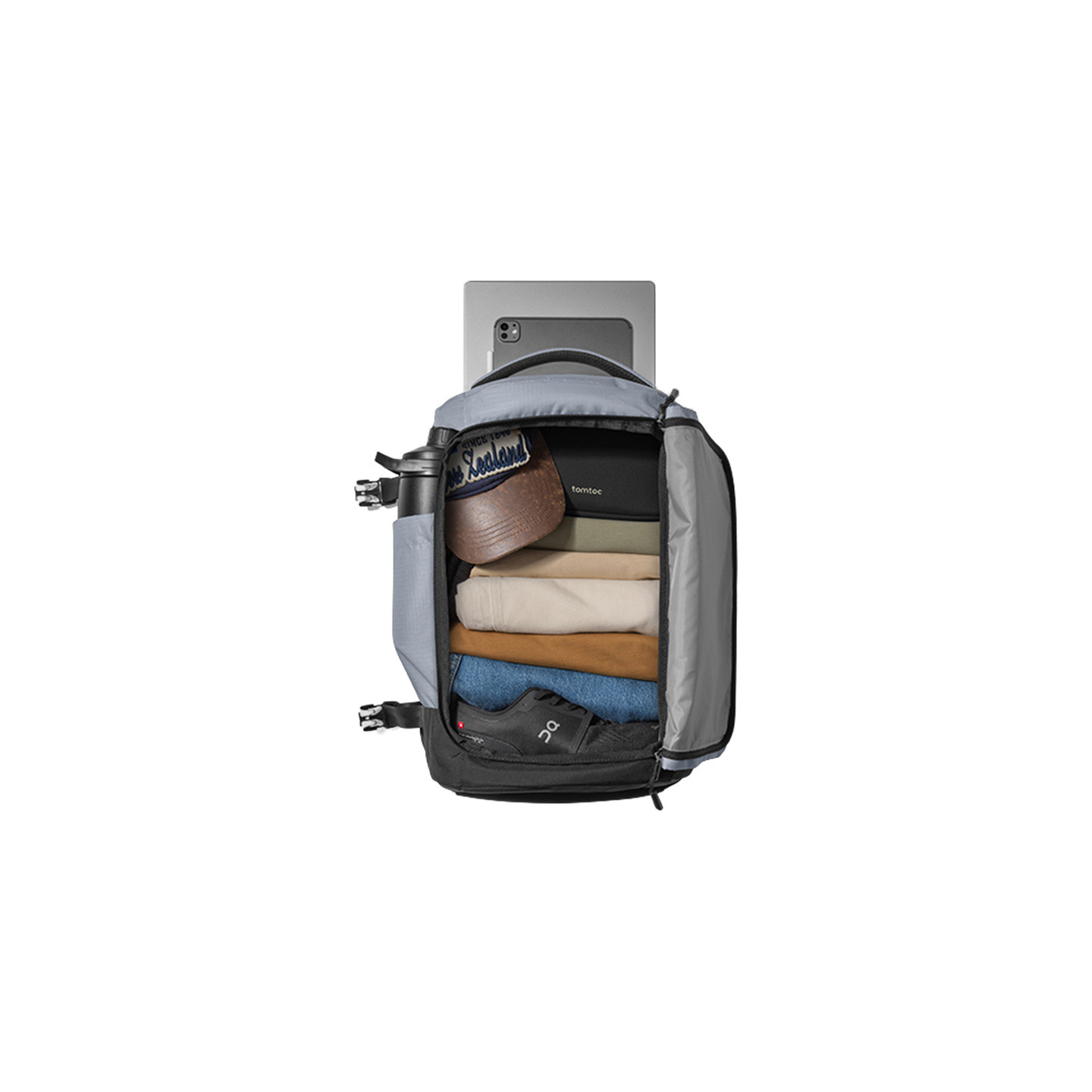 TOMTOC Navigator-T66 Liteway Travel Backpack 28L (Light Gray)