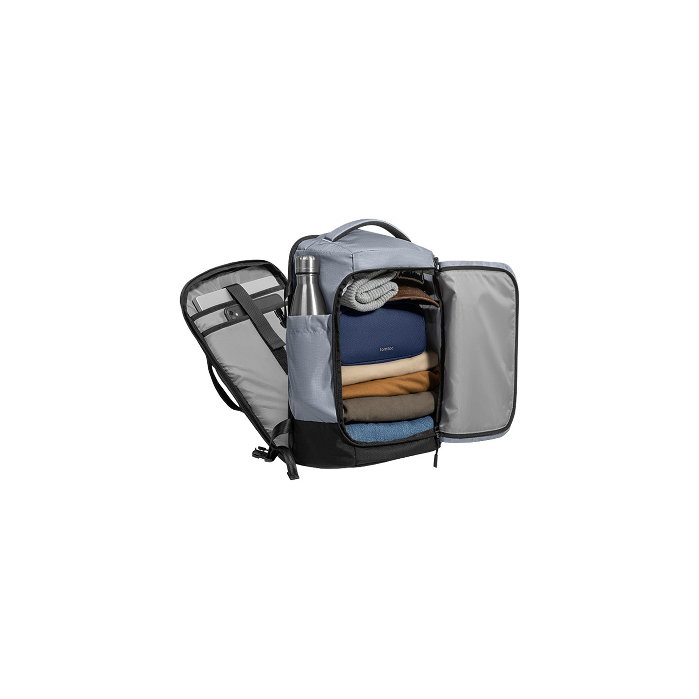 TOMTOC Navigator-T66 Liteway Travel Backpack 28L (Light Gray)