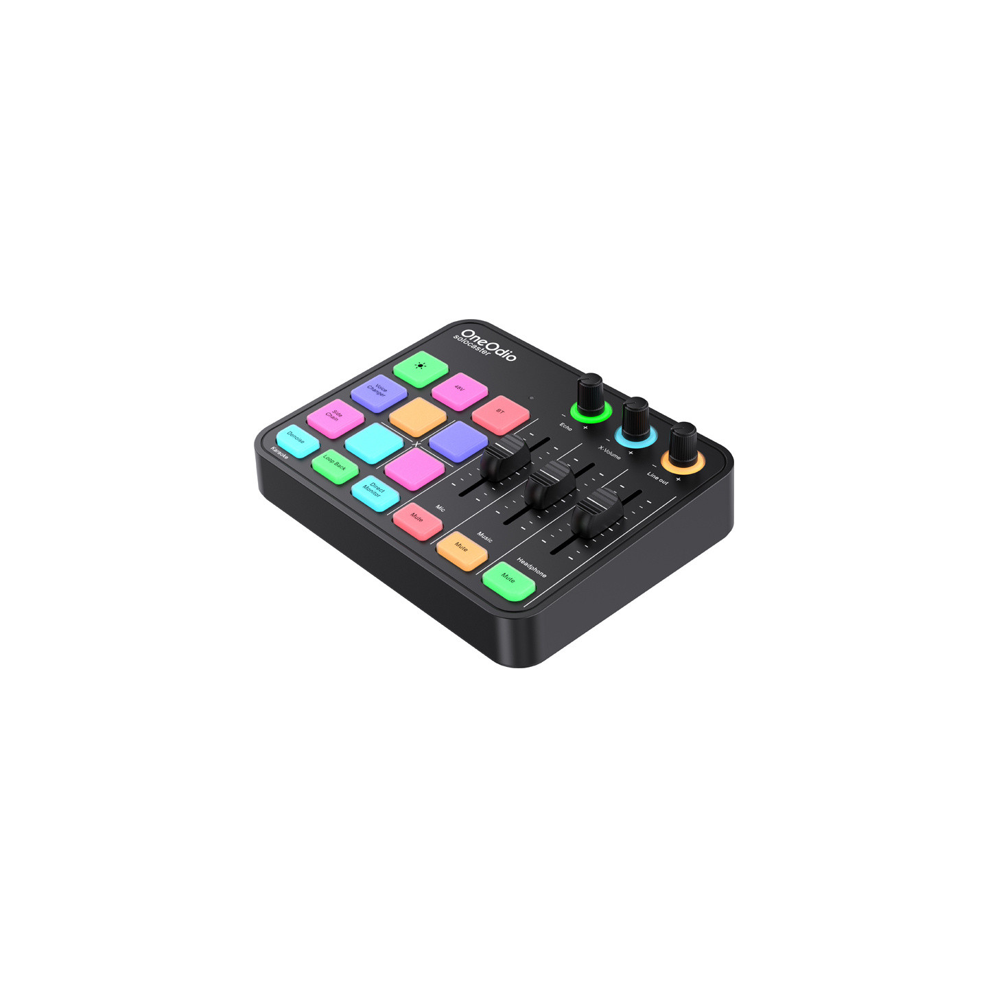 OneOdio Solocaster Audio Mixer and Sound Card