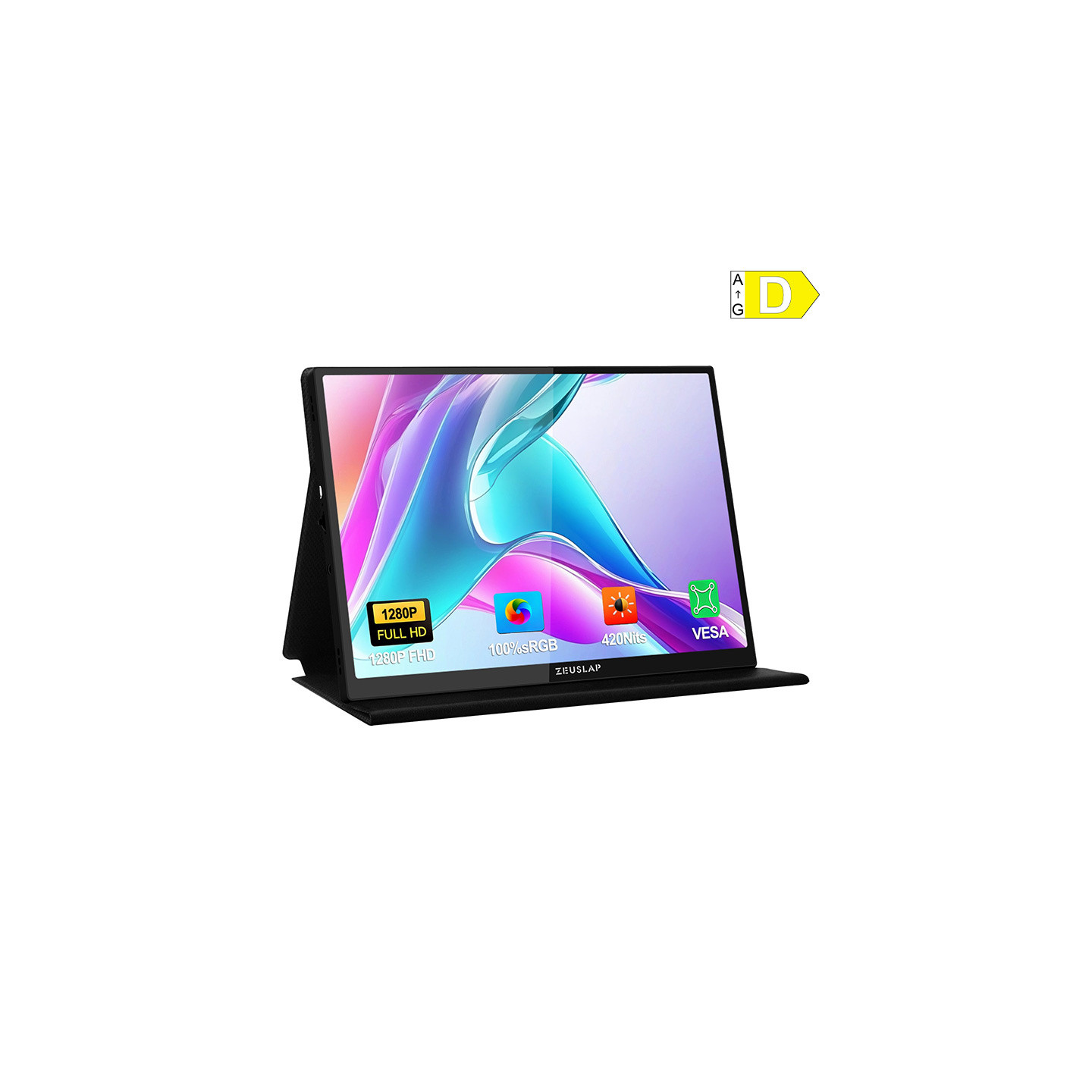 ZEUSLAP Z10T Portable Monitor with a 10" Touchscreen