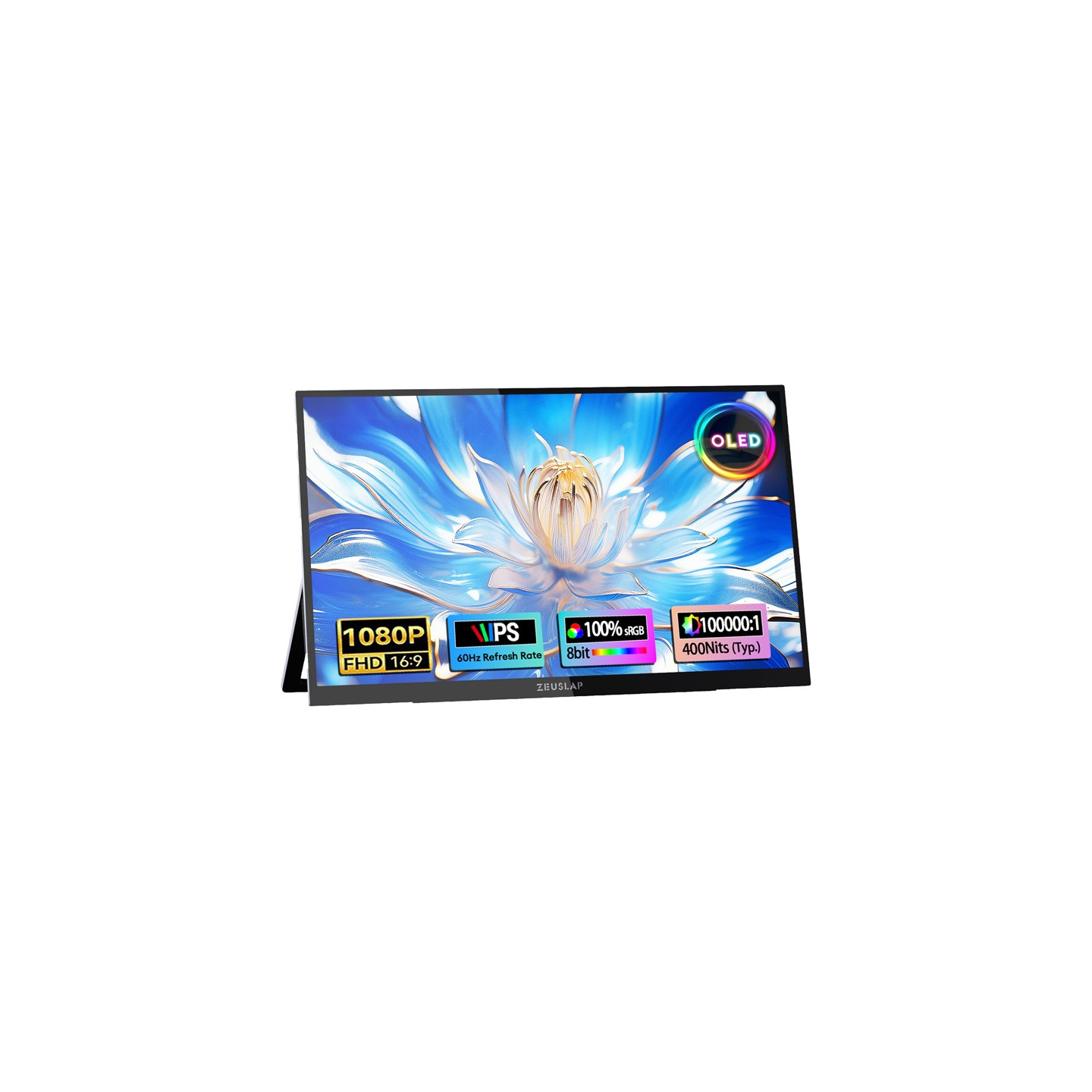 ZEUSLAP OL133ED Portable Monitor with a 13.3" Touchscreen