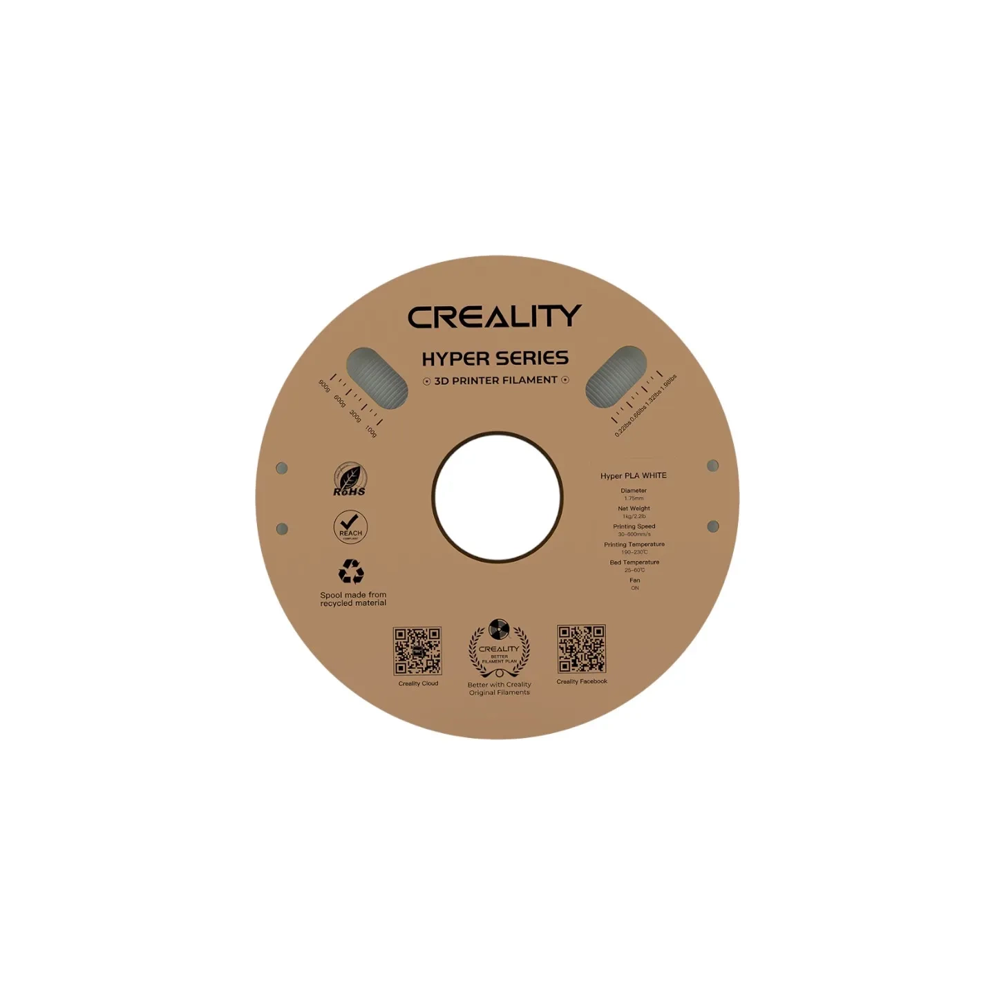 Hyper PLA Filament Creality (White)