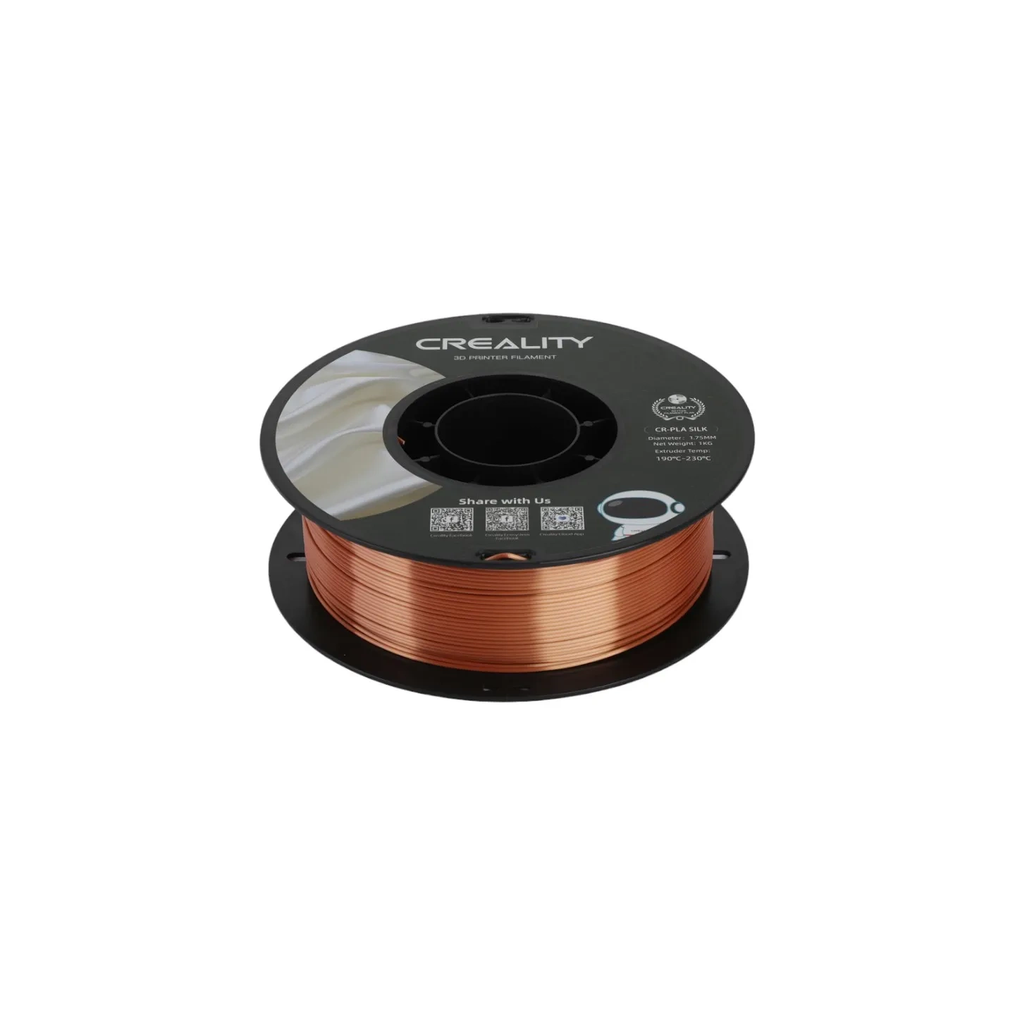 CR-Silk PLA Filament Creality (Red Copper)