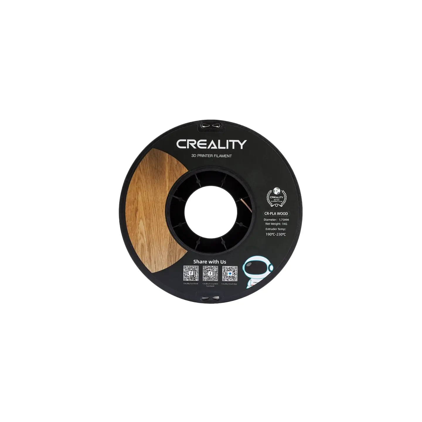 CR-PLA Wood Filament Creality (White Pine)
