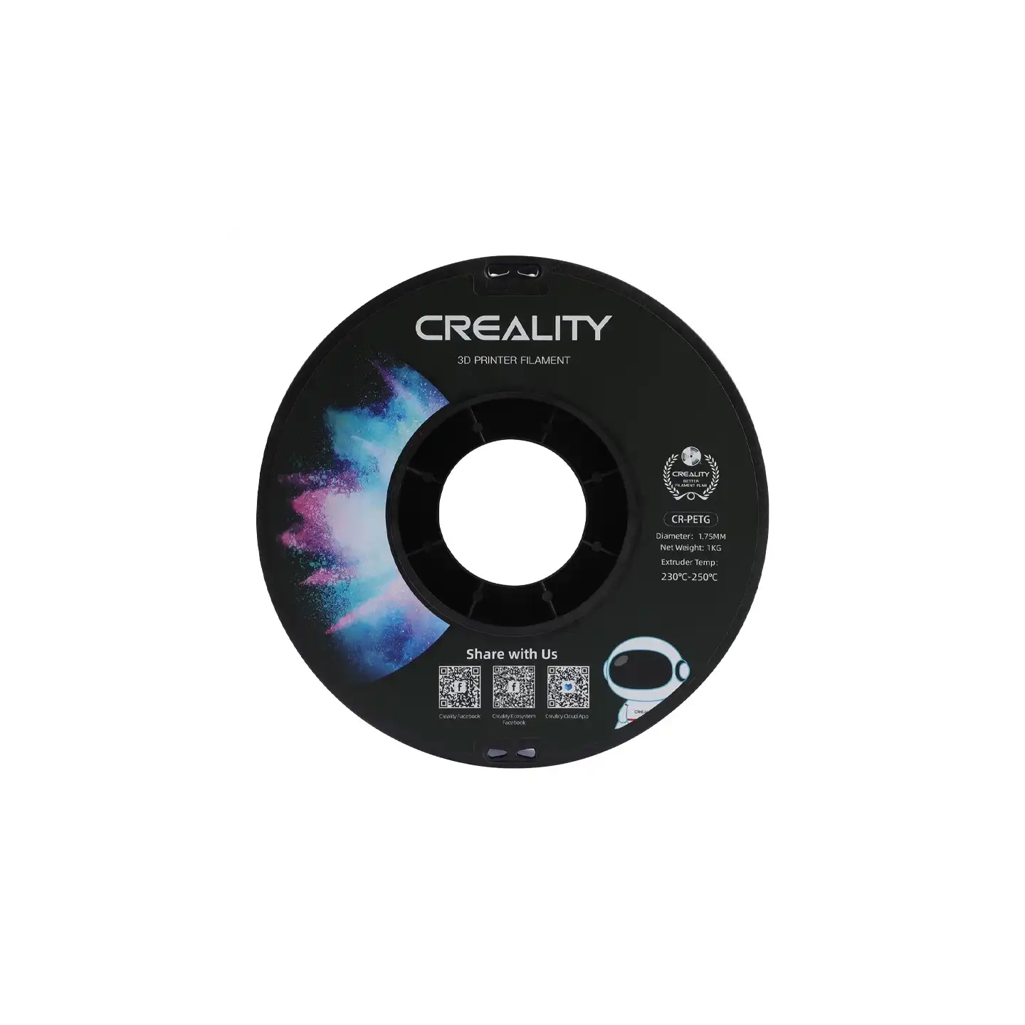 CR-PETG Filament Creality (Transparent blue)