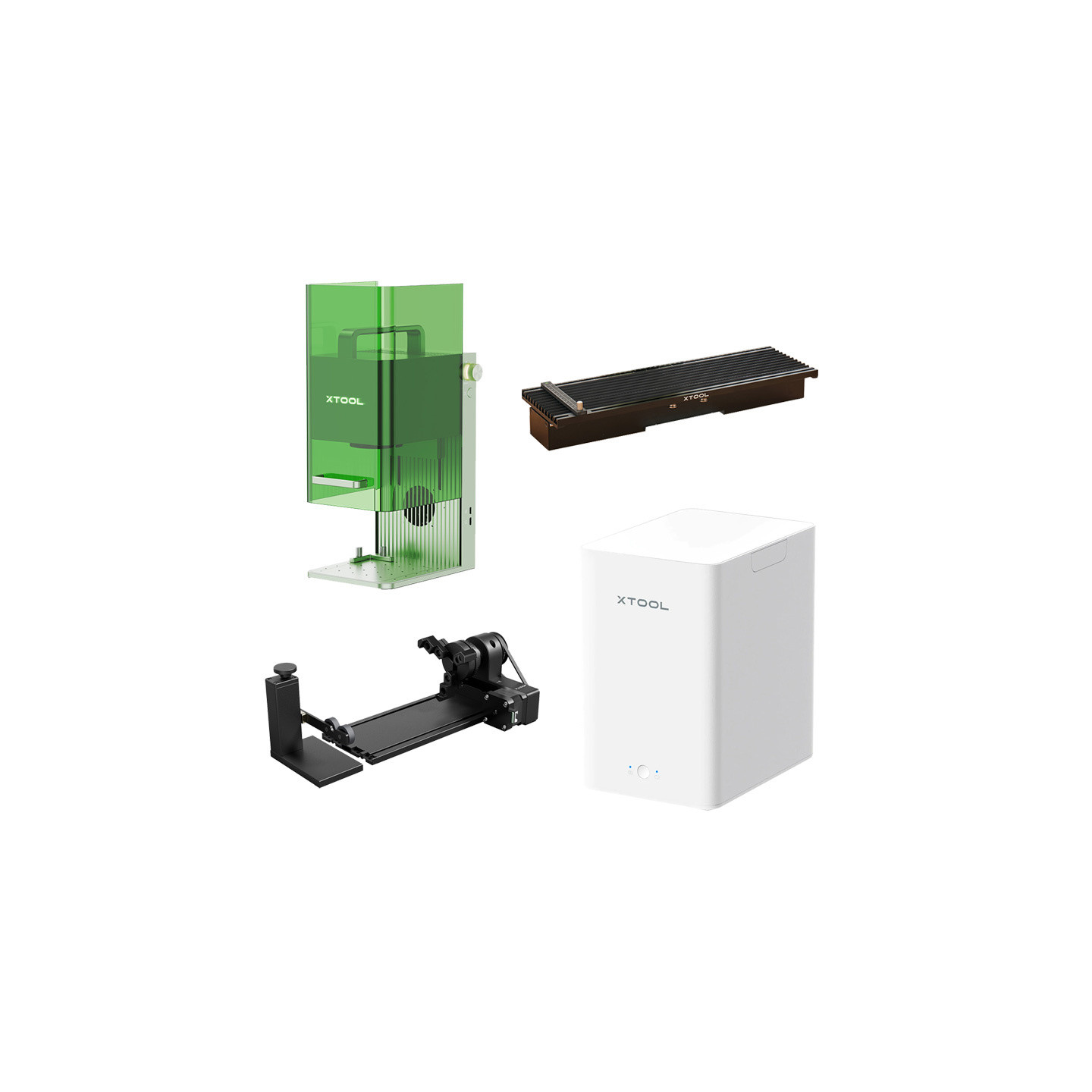 2-in-1 xTool F1 laser engraving machine - deluxe kit