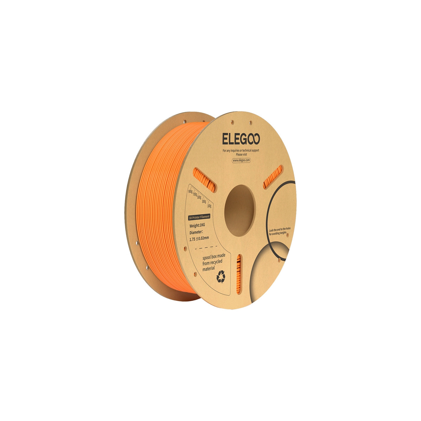 ELEGOO PLA+ Filament (Orange)